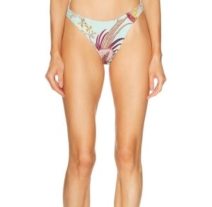 Cavalli x Skims Fagianella Print Dipped Mid Coverage Bottom Small Women. NWT.